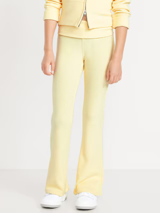 CozePlush Foldover Flare Leggings for Girls | Old Navy (US)