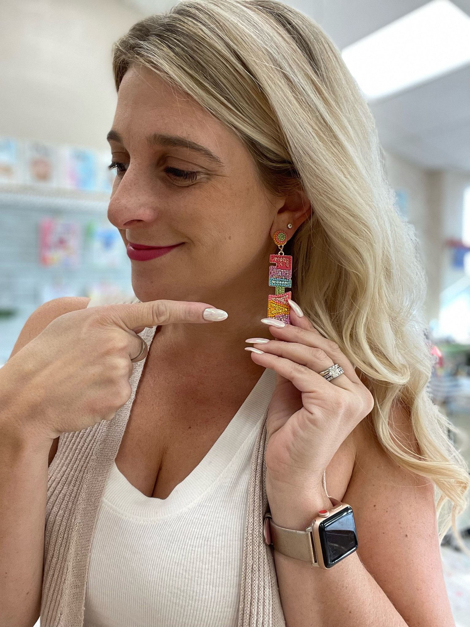 My favorite “Friyay” earrings!  

I linked a similar pair! 

#LTKbeauty #LTKSeasonal #LTKworkwear