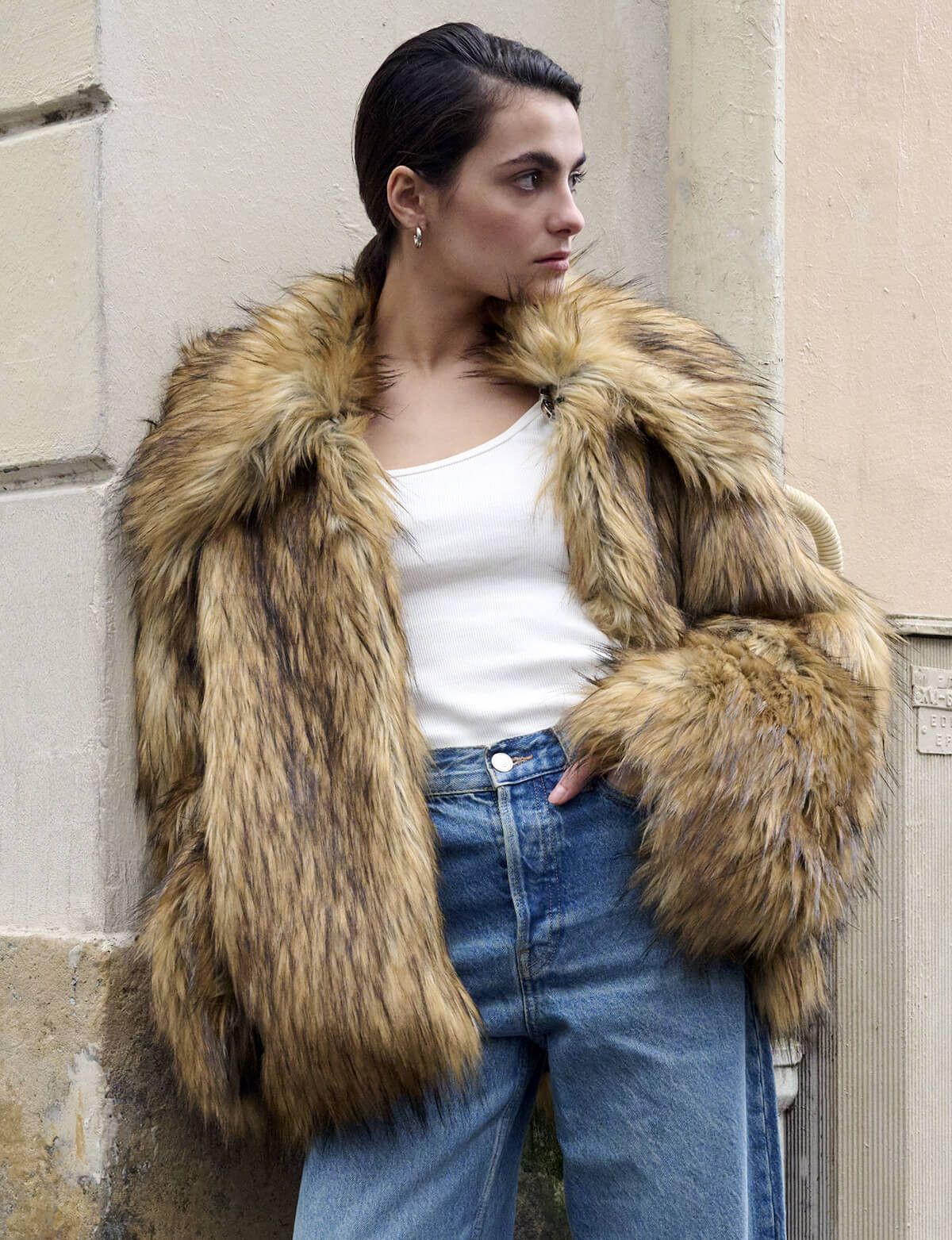 Phoebe Faux Fur Coat-BESTSELLER | Pixie Market