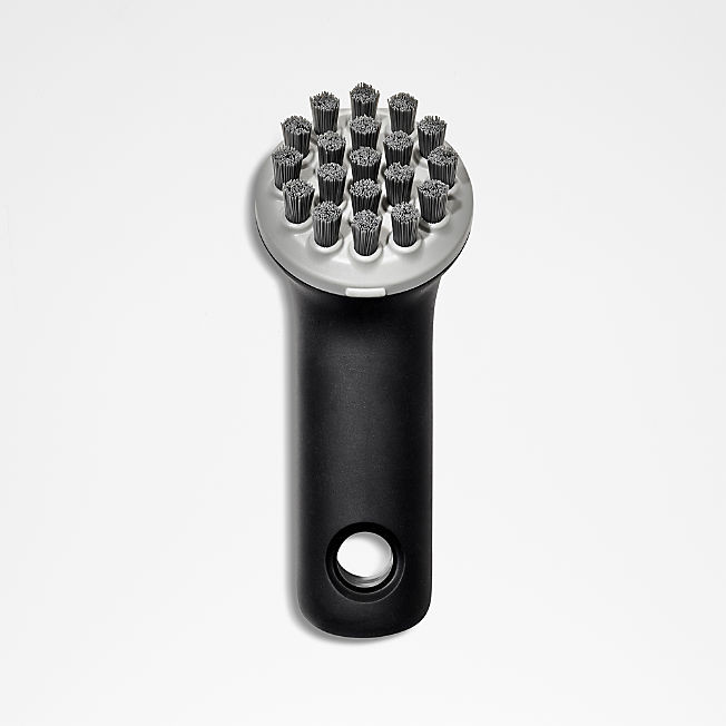 OXO Cast Iron Brush + Reviews | Crate & Barrel | Crate & Barrel