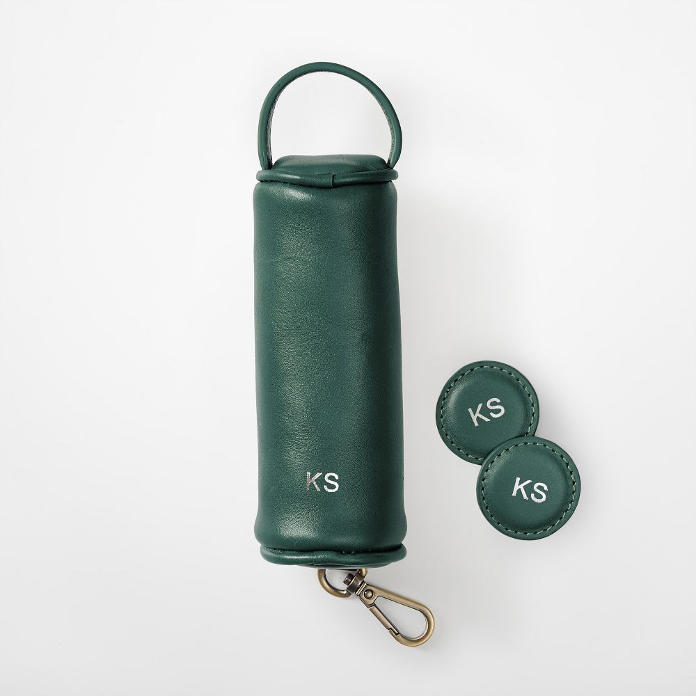 Graham Leather Golf Ball Pouch | Mark and Graham