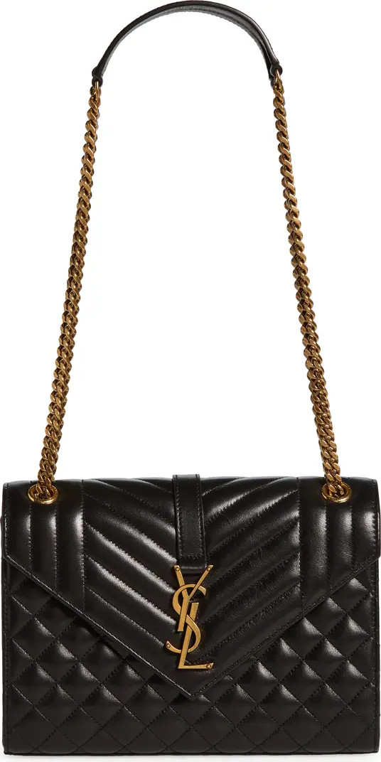 Saint Laurent Medium Cassandra Quilted Leather Envelope Bag | Nordstrom | Nordstrom