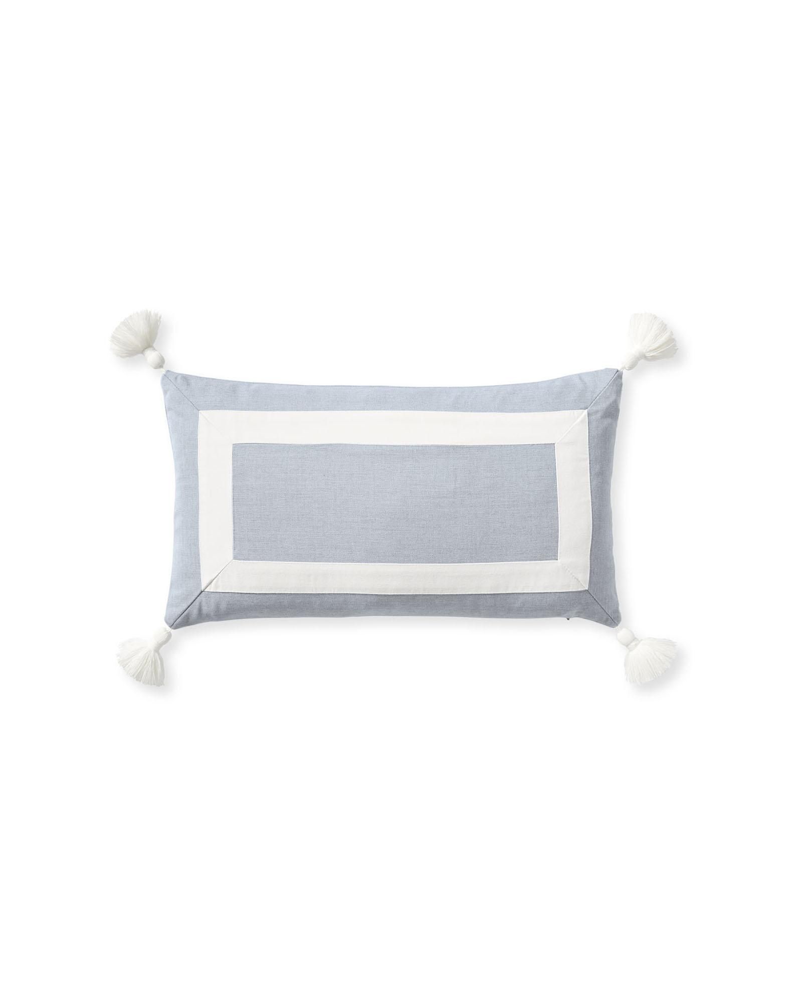 Sunbrella®️ Border Frame Pillow Cover | Serena and Lily