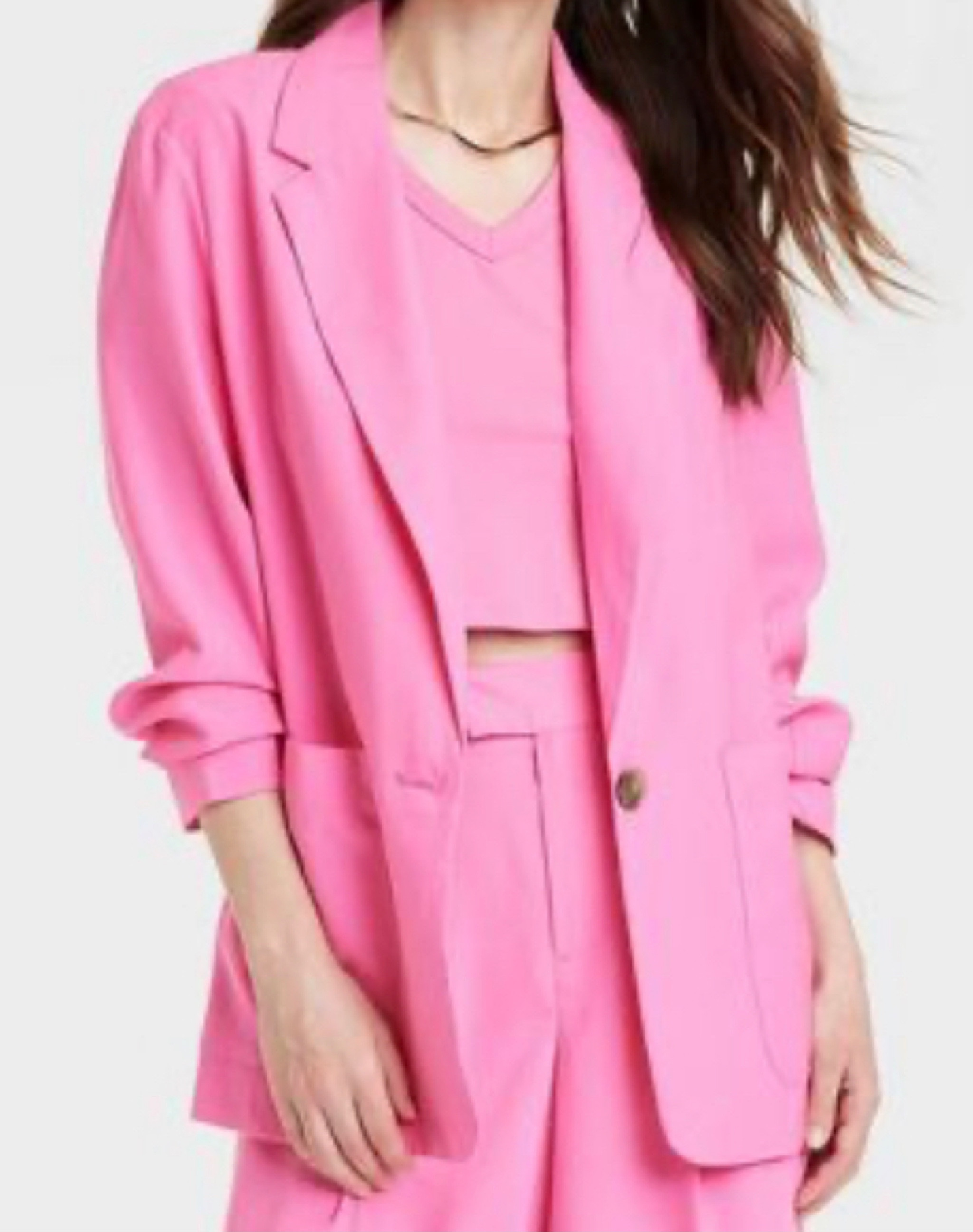 Pink blazer! Spring blazer, spring top 