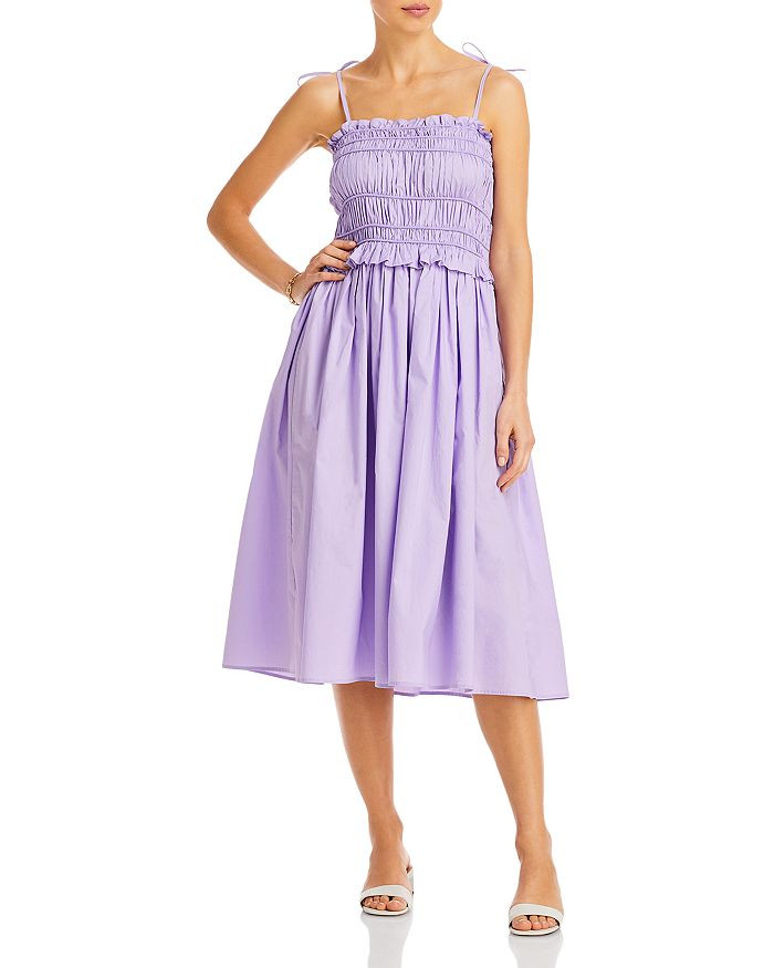 Ruched Sleeveless Midi Dress - 100% Exclusive | Bloomingdale's (US)