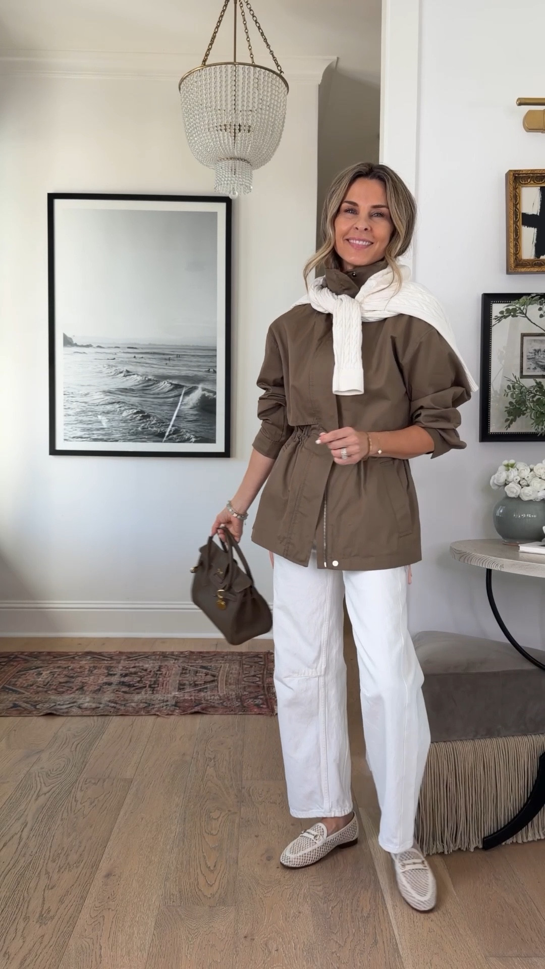 I’m 5’6’’
-Jeans TTS, they are perfect for spring with a soft egret wash. 
-MERSEA striped linen top size XS cute with a long layer under too. 
-mesh loafers TTS
-Aritzia cinched jacket size XS might be out of stock, but they’ve been restocking. Also love the lighter color!

#LTKSeasonal #LTKootd #LTKOver40