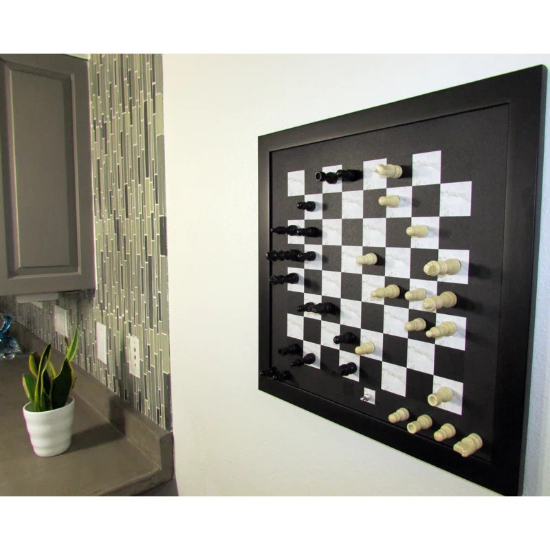 Magnetic Chess Wall Décor | Wayfair North America