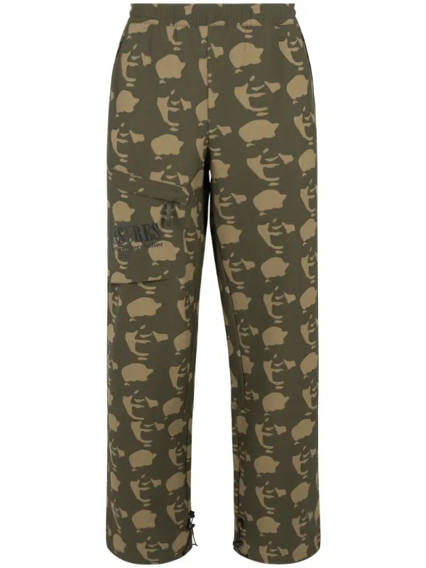 PUMA x Pleasures graphic-print Cargo Trousers | Green | FARFETCH UK | Farfetch Global