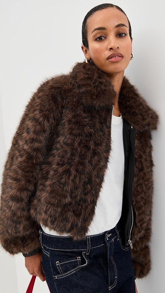 Midnight Run Faux Fur Jacket | Shopbop