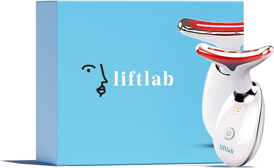 LiftLab Skin Sculptor - 3-in-1 LED Light Facial and Neck Massager - Rejuvenation, Relaxation & Fi... | Amazon (US)