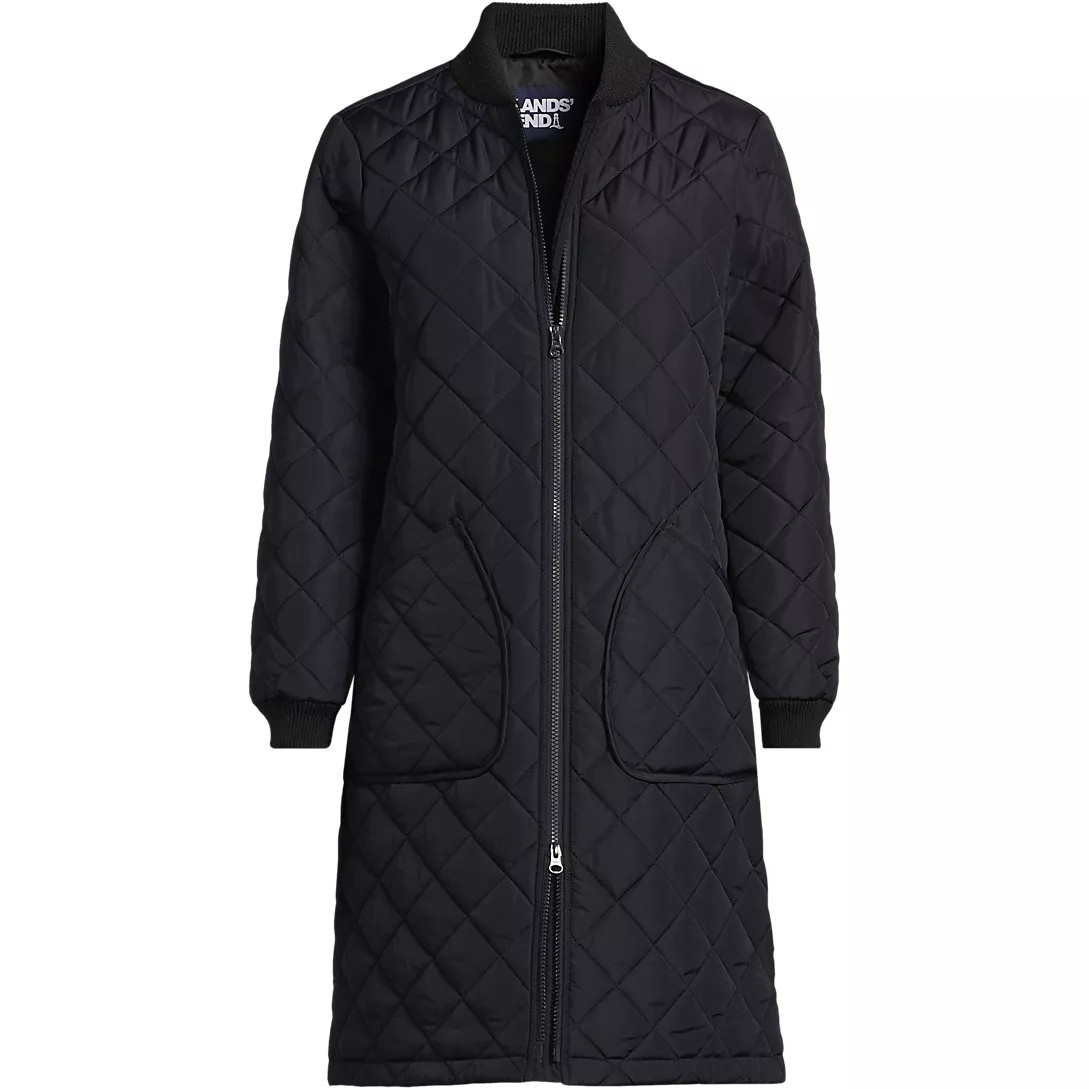 Women's FeatherFree Insulated Bomber Coat | Lands' End (US)