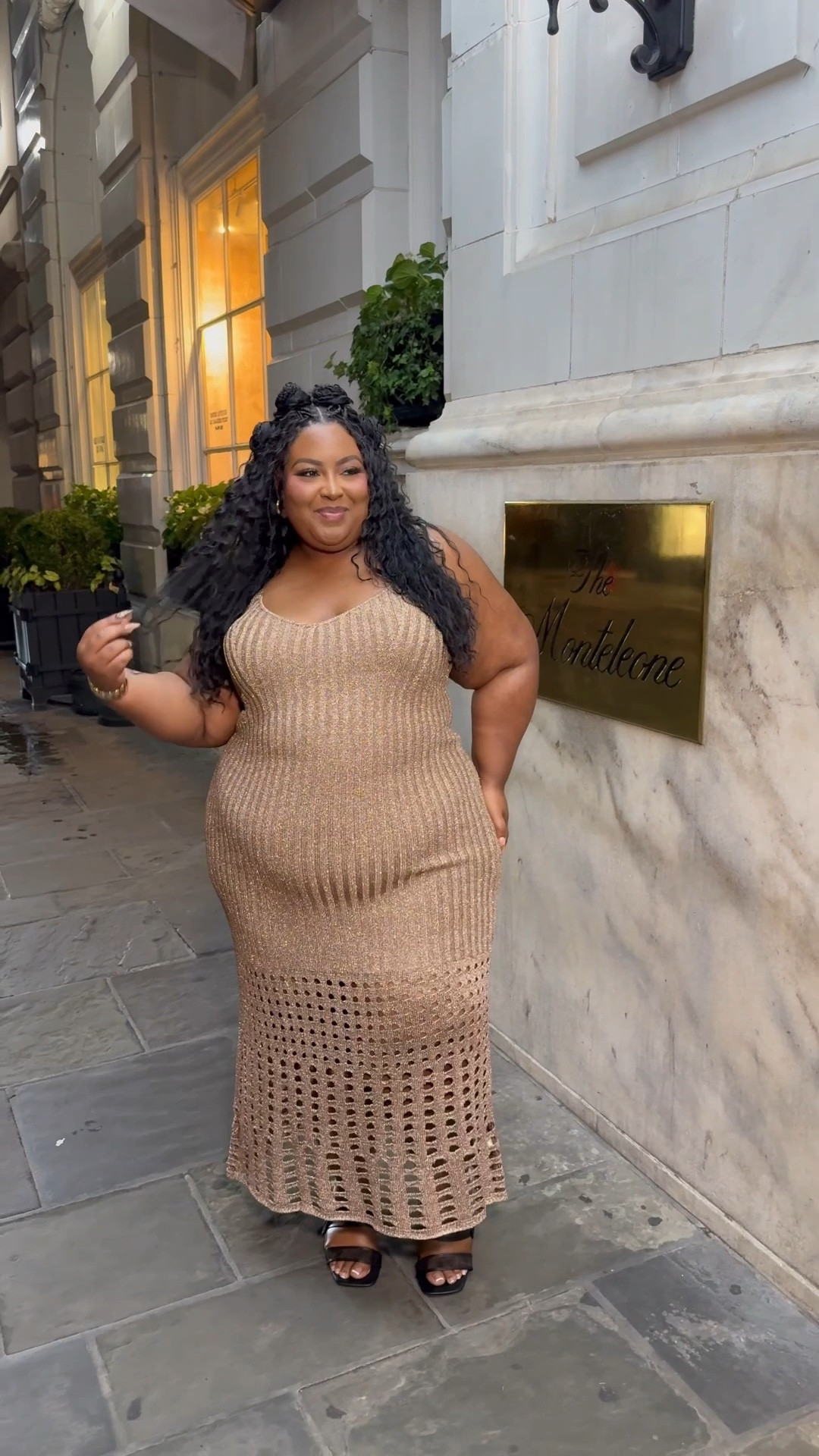 Plus size brown and gold maxi dress! Perfect for a day to night looks. Super comfy on the body. I’m wearing a size 22/24.

#LTKFindsUnder100 #LTKMidsize #LTKPlusSize