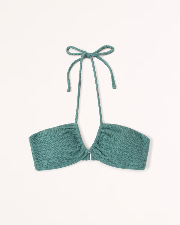 Women's Upside Down Halter Triangle Bikini Top | Women's Swimwear | Abercrombie.com | Abercrombie & Fitch (US)