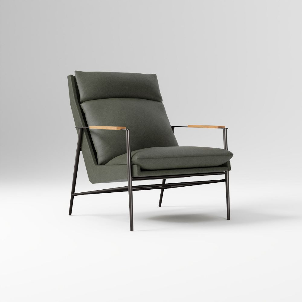 Kinsley Leather Chair | West Elm (US)