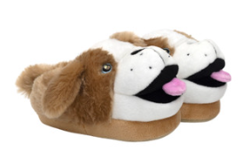 Kids' Rocky Puppy Faux Fur Slipper by Robeez | Persnickety