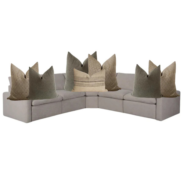 Sectional Pillow Combo ‘Organic’ | Hackner Home (US)