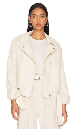 Mila Jacket in Snow | Revolve Clothing (Global)