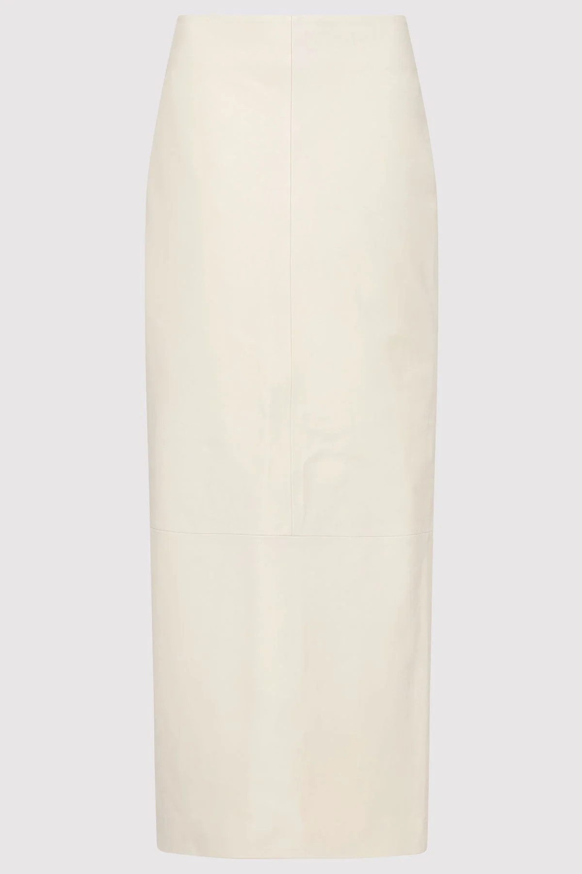 Leather Column Skirt - Tofu | St. Agni (US, UK, EU)