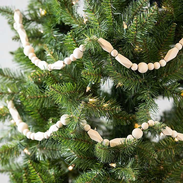 Natural Wood Bead Garland | Kirkland's Home