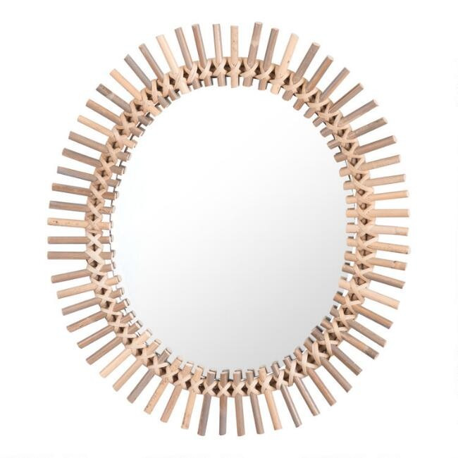 Natural Rattan Sunburst Mirror
							var ensTmplname="Natural Rattan Sunburst Mirror";
							en... | World Market