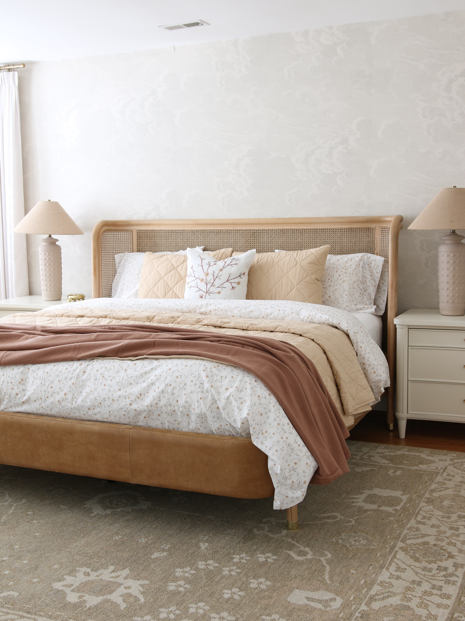 I updated my primary bedroom bedding with finds from The Company Store. This includes the cotton floral duvet cover, a velvet soft cotton flannel coverlet, velvet quilted sham, floral pillow case, floral throw pillow, lambs wool throw pillow and percale fitted sheet. I kept my favorite Beckham gel pillows from Amazon 

#LTKstyletip #LTKFind #LTKhome