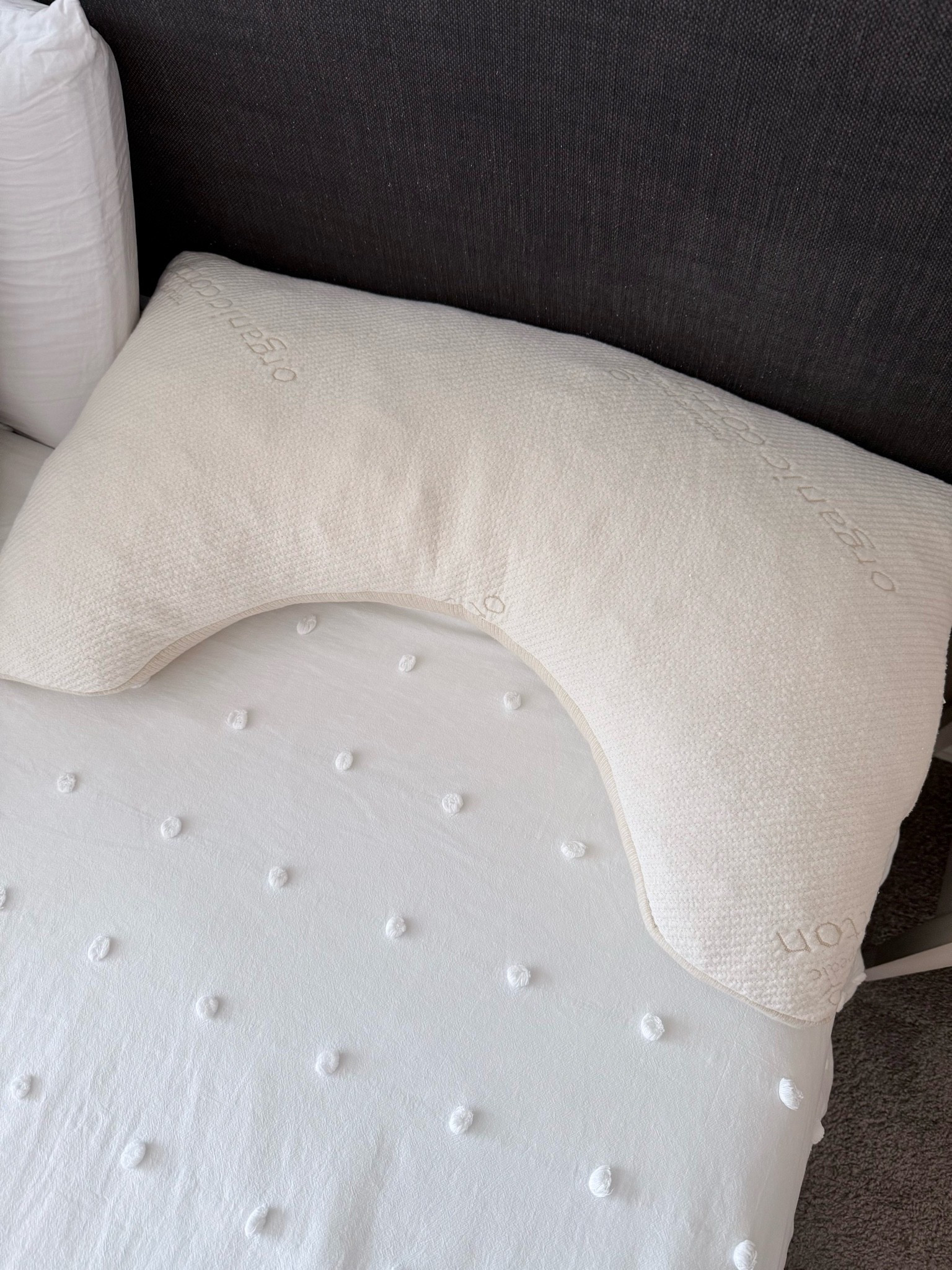After doing SO much research trying to find a pillow that provides better neck support and helps with neck pain, I finally found one I’m really excited to try! 🤍
The Naturepedic Organic Side Sleeper Pillow is specifically designed for side sleepers, with a curved shape that helps cradle your head, neck, and shoulders for better alignment.
It’s made with GOTS-certified organic cotton for soft, breathable comfort and GOLS-certified shredded organic latex for responsive, supportive cushioning. I also love that the fill is adjustable, so you can customize the loft to find the right amount of support. So far is seems to help, I’ll provide feedback after I’ve used it for longer. 


#Naturepedic #OrganicPillow #SideSleeper #SideSleeperPillow #NeckSupport #NeckPainRelief #OrganicBedding #OrganicLatex #GOTSCertified #GOLSCertified #LTKOver40 #LTKHome #LTKFinds

#LTKSeasonal #LTKmomlife #LTKOver40

#LTKSeasonal #LTKHome #LTKSaleAlert