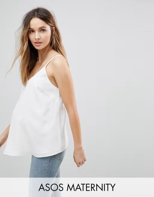 ASOS DESIGN Maternity swing cami with double layer | ASOS US