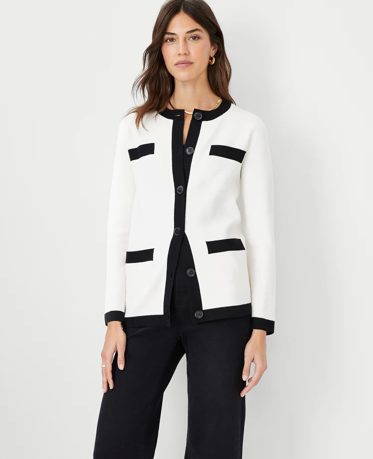 Patch Pocket Cardigan | Ann Taylor (US)