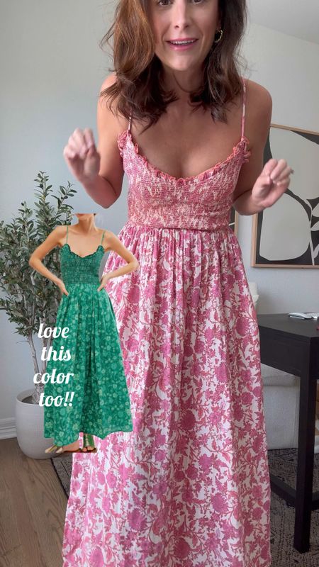 My best selling dress from the past two weeks!! It now comes in this gorgeous green color 💚💚 I wear an XS 

#LTKSeasonal #LTKstyletip