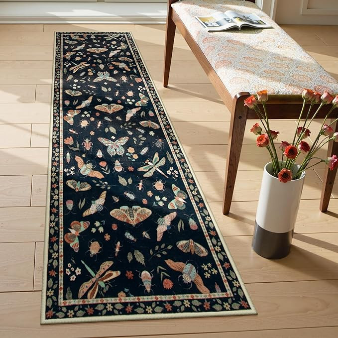 Lahome Insect Washable Runner Rug, 2x6 Kitchen Runners for Hallways 6 Feet Non Slip, Soft Laundry... | Amazon (US)