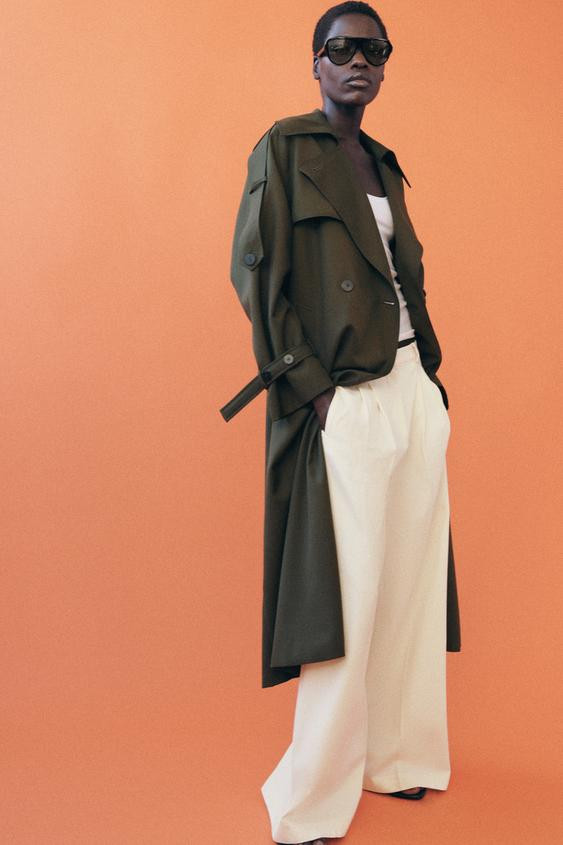 OVERSIZED ZW COLLECTION LIMITED EDITION TRENCH COAT | Zara US
