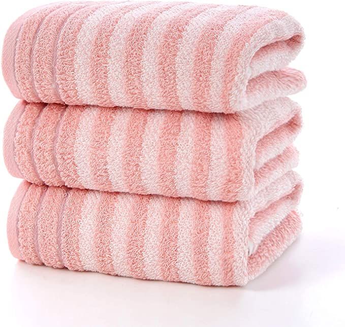 DYHOLILAND Hand Towels Set of 3 | 100% Cotton | Decorative Bathroom Hand Towel for Hand, Face, Ha... | Amazon (US)