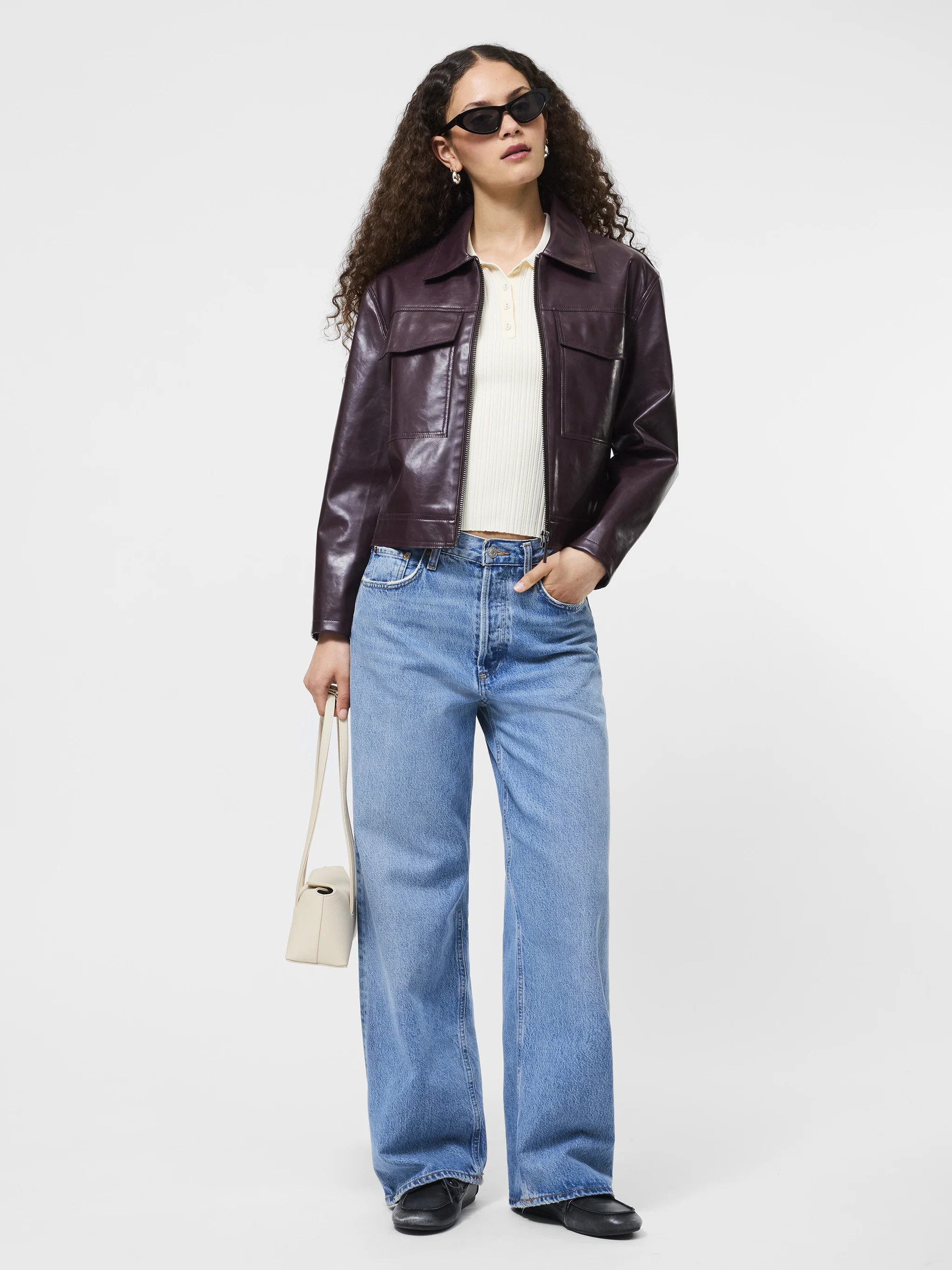 Kayleigh Vegan Leather Jacket | French Connection (US)