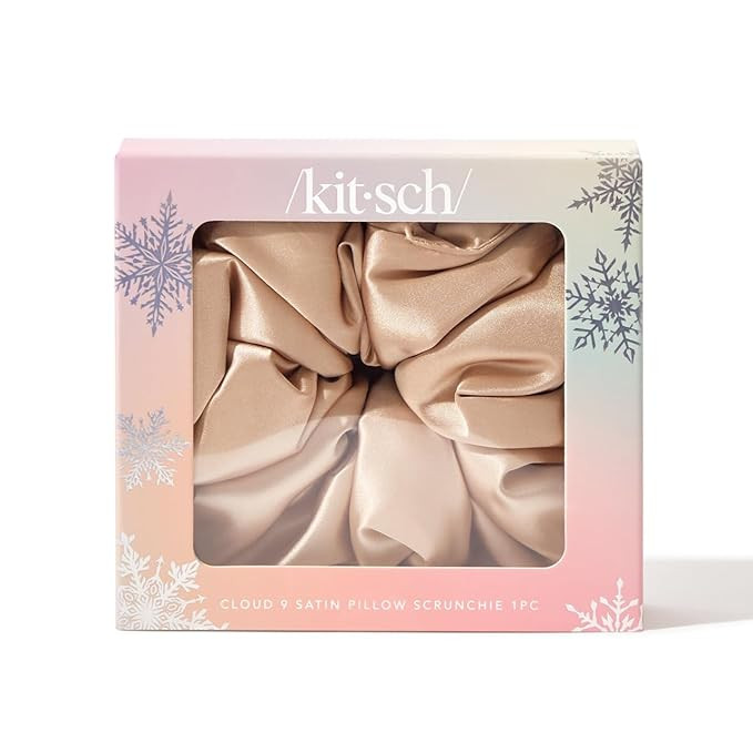 Kitsch Satin Hair Scrunchies for Women - Softer Than Silk Scrunchies for Hair | Satin Scrunchies ... | Amazon (US)