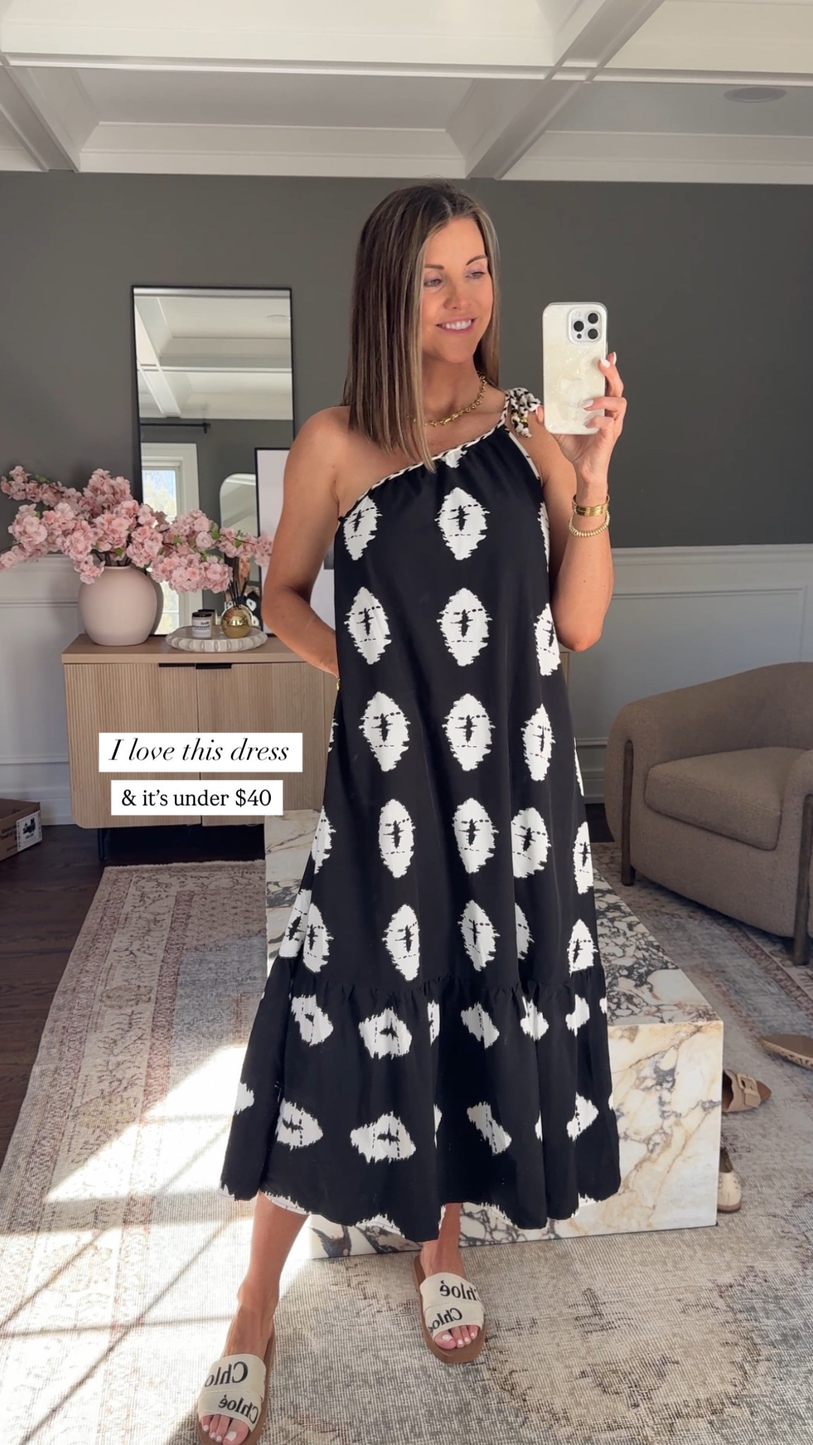 This off the shoulder dress from Amazon is so cute and under $40. It comes in multiple colors, has pockets, and is not see-through! I love the braided yarn shoulder detail with beads on the end!

#LTKFindsUnder50 #LTKSeasonal #LTKStyleTip
