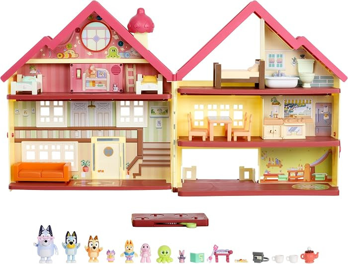 Bluey XL House Playset, Interactive Lights, Sounds & Dance Floor | Amazon (US)