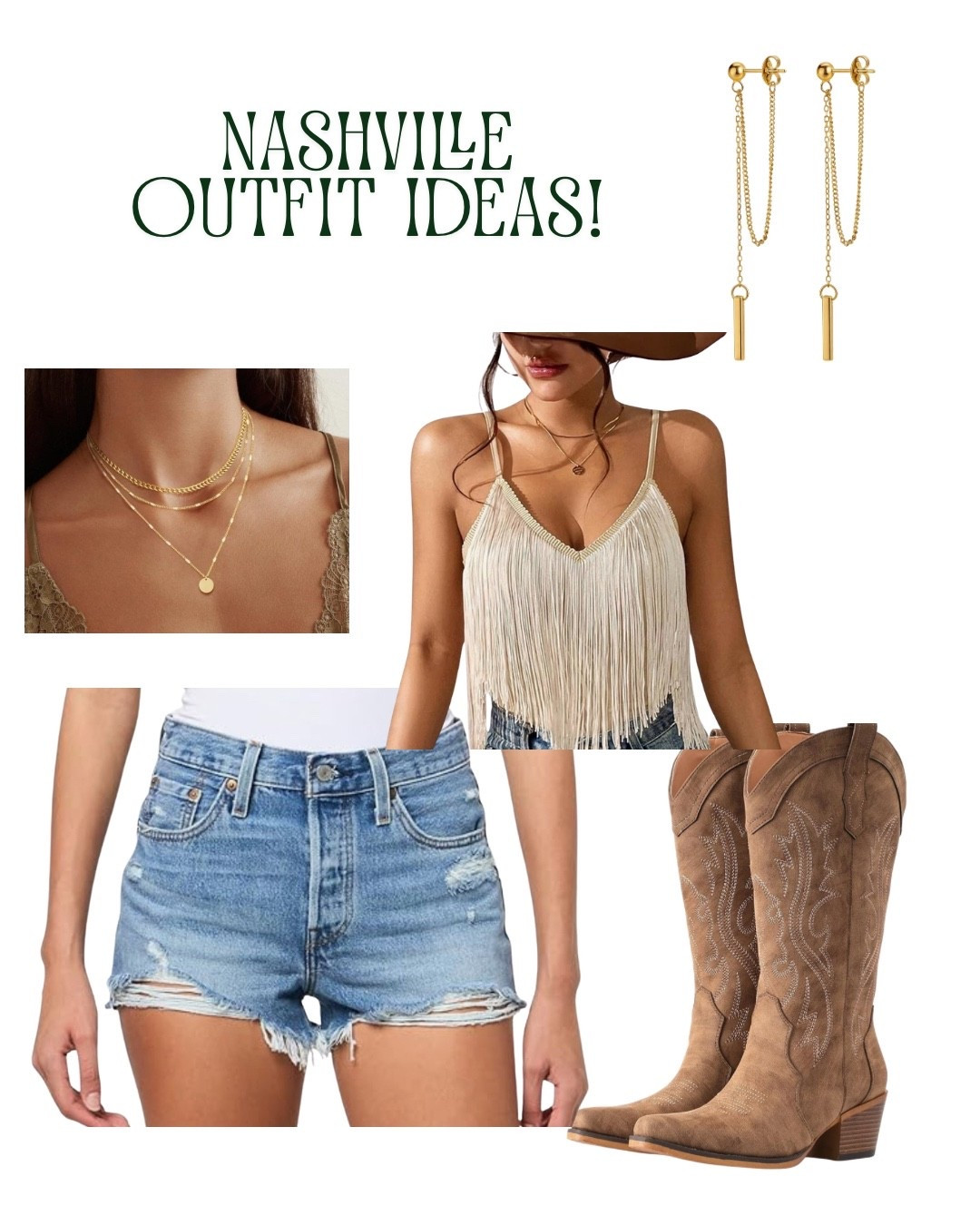 Nashville outfit idea inspo. 

#LTKootd #LTKFestival #LTKTall