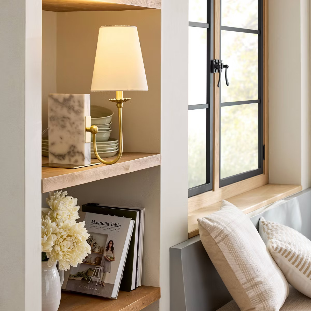 Marble Book Shelf Lamp - Hearth & Hand™ with Magnolia | Target