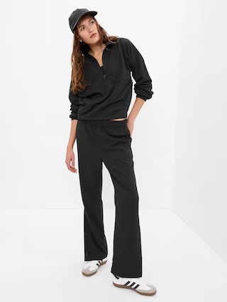 GapFit Recycled Fleece-Lined Half-Zip Track Jacket | Gap (US)