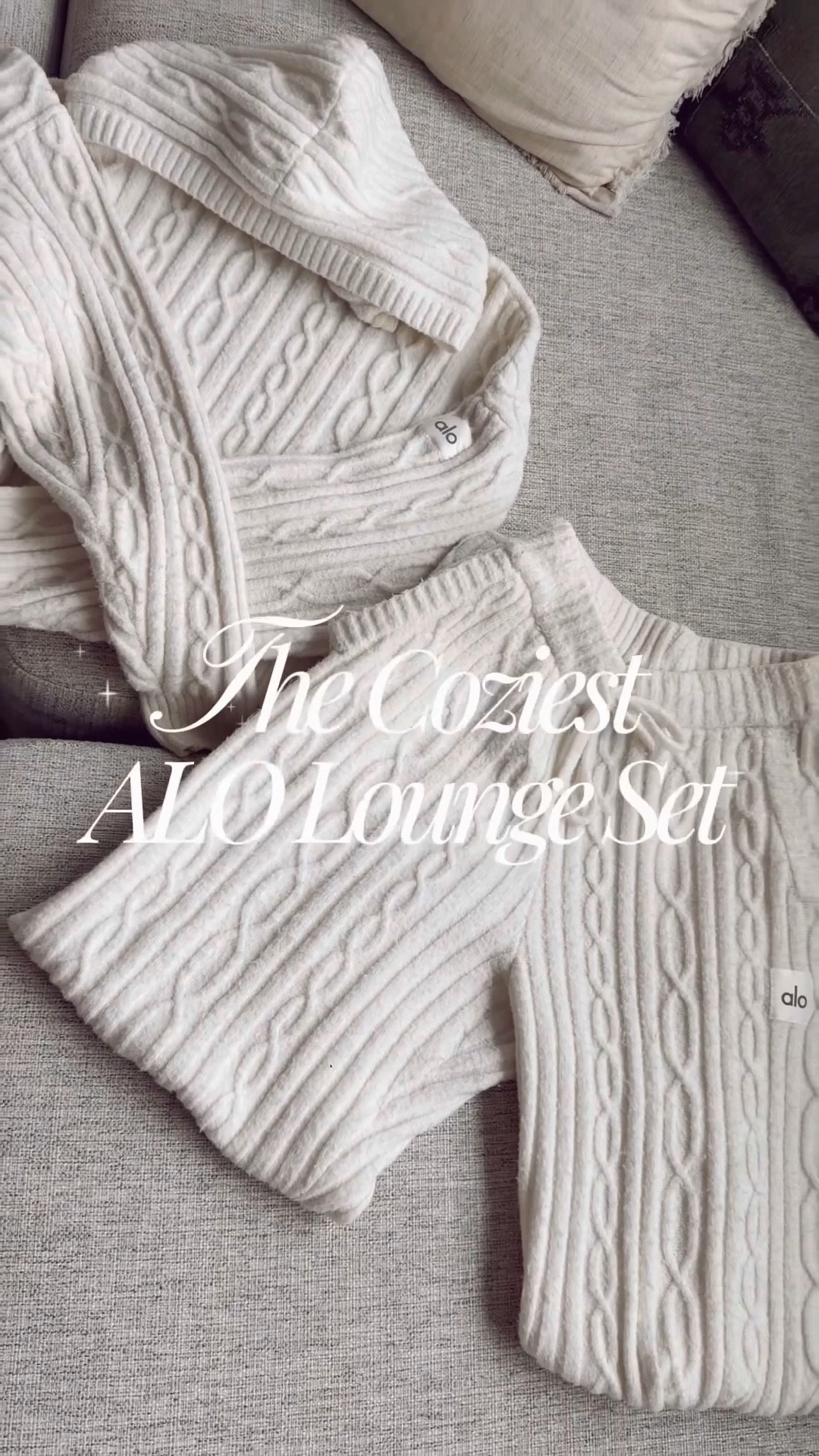 Cold-weather lounge perfection 🤍
Wearing the Alo Cable Knit Winter Bliss set ~ soft, cozy, and perfect for lounging, travel days, and chilly mornings. Elevated loungewear that still looks chic. @Alo Yoga ❄️🤍🕯️

#LTKootd #LTKgrwm #LTKHome