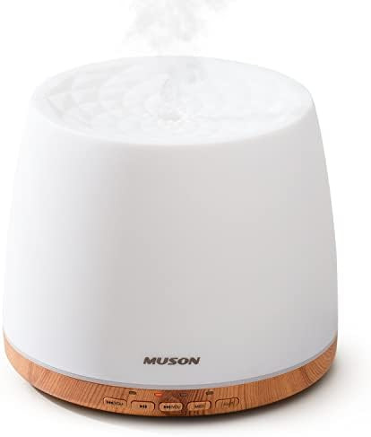 muson Aromatherapy Diffuser 300ml Cool Mist Humidifier with 7 Ambient Lights, 9 Light Music/White... | Amazon (US)