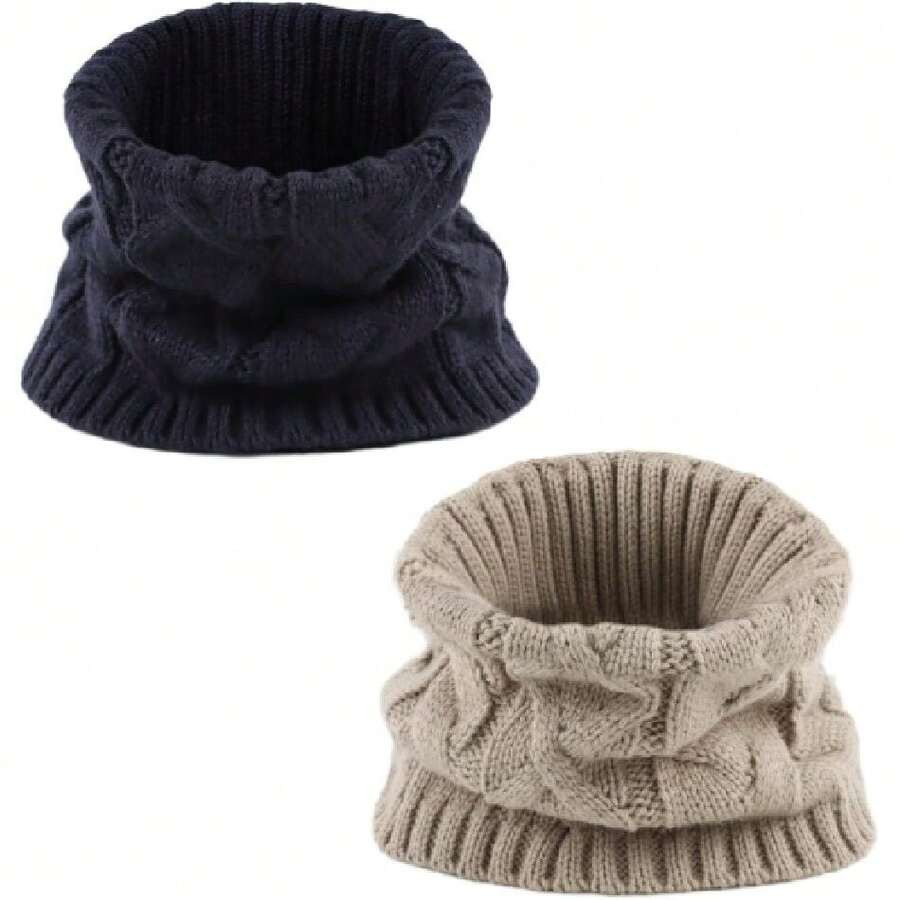 Fall Winter Women Scarves Cable Knitted Scarf For Women Warm Neck Warmer Cold Weather,22680351 | SHEIN