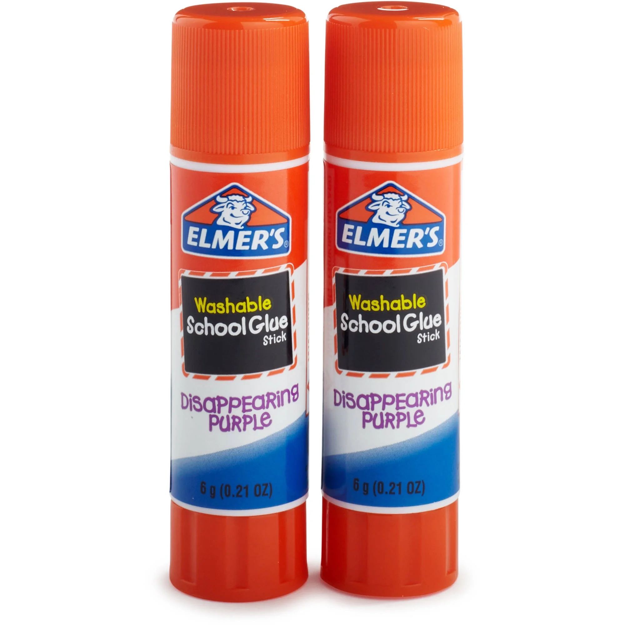 Elmer's Disappearing Purple Washable School Glue Sticks, 2 Count | Walmart (US)