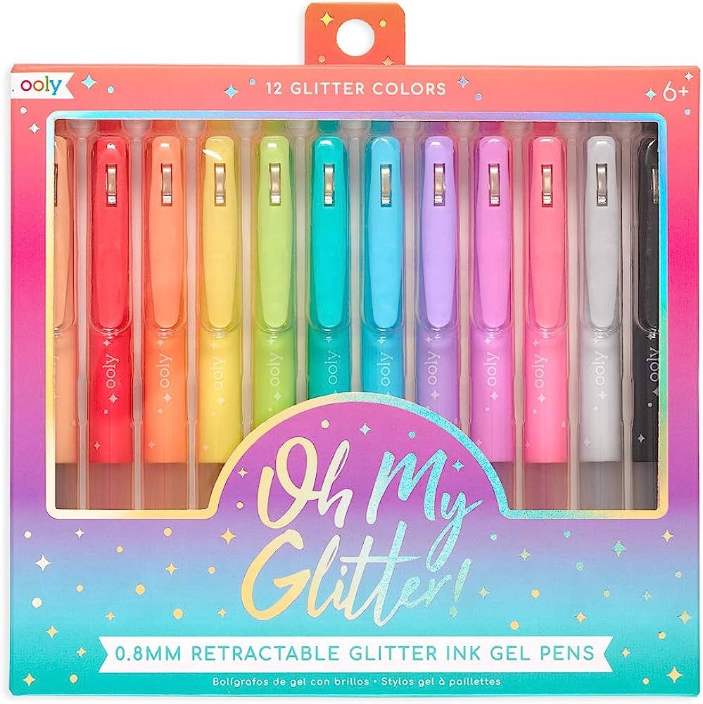 Oh My Glitter! Gel Pens - Set of 12 | Amazon (US)