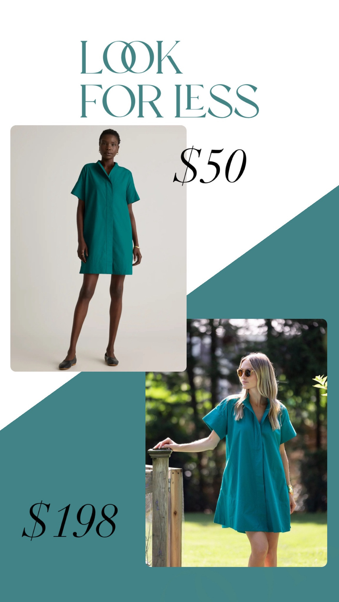 Such a gorgeous color on this versatile dress, but the price difference is shocking. Guess which one I bought? 

#LTKWorkwear #LTKOver40 #LTKFindsUnder50