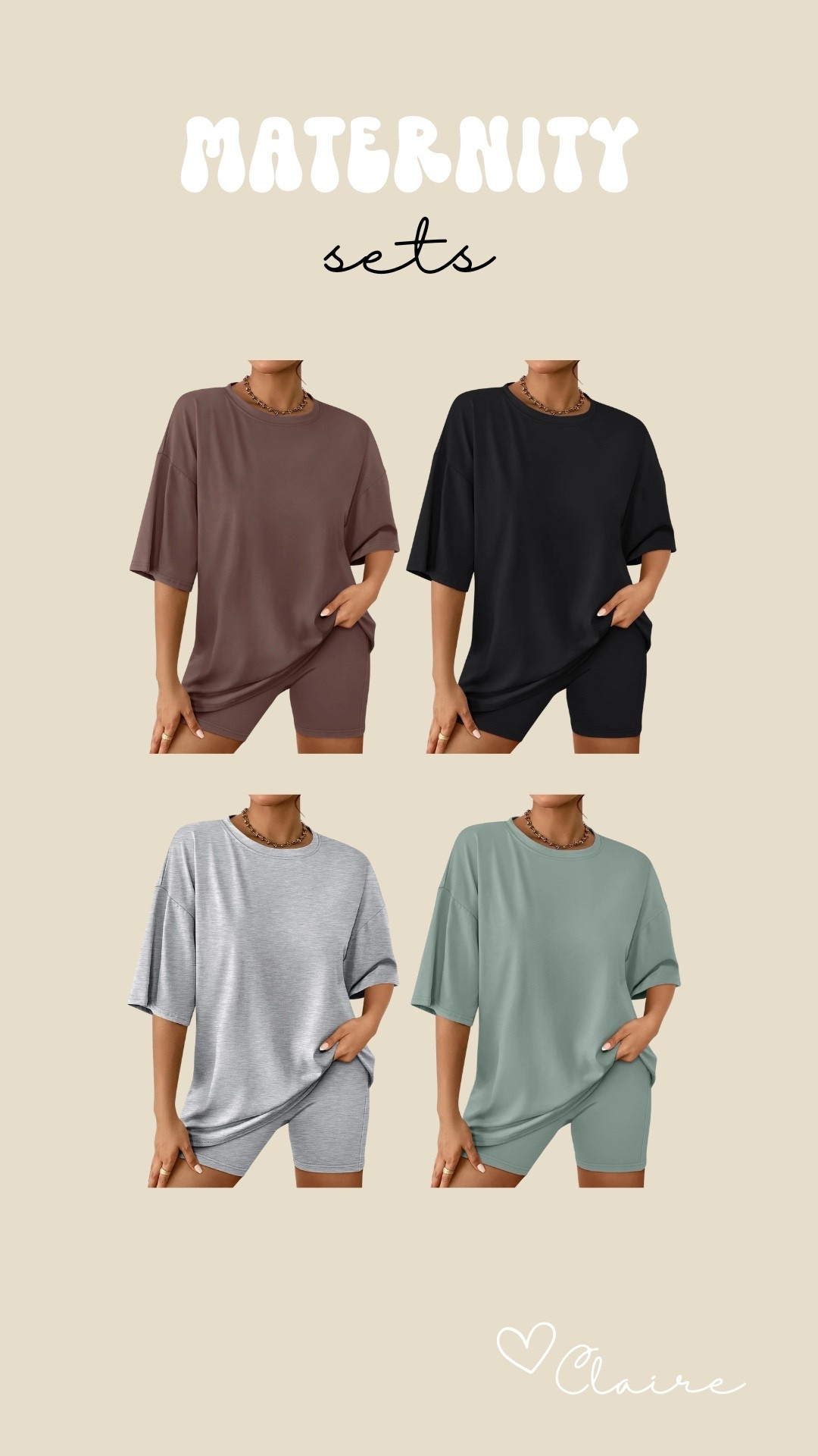 On the hunt for cotton maternity sets that will carry me through third trimester 🤪 size up at least 2 in the shorts set! Waiting on my bigger sizes to get in the mail and will report back 💗

Huge bonus is the short set is $15, a fraction of the price I see other popular sets go for!

#LTKBaby #LTKBump #LTKFamily