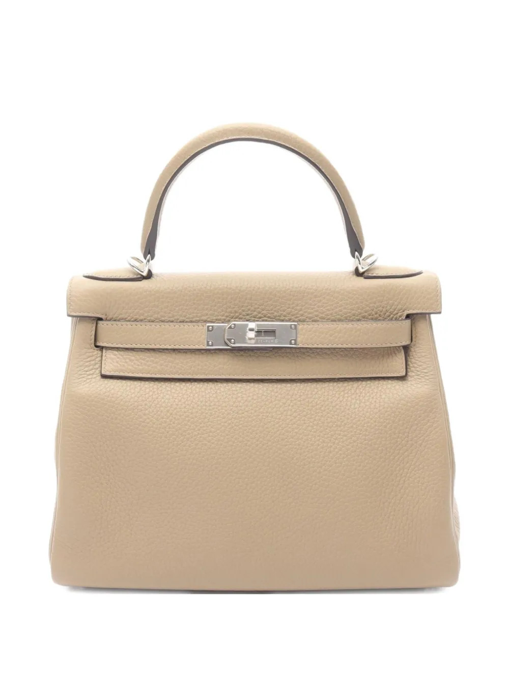 Hermès Pre-Owned 2024 Kelly 28 Leather Handbag | Neutrals | FARFETCH EG | Farfetch Global