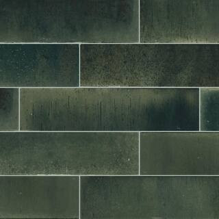 LuxeCraft Emerald 2 in. x 9 in. Glazed Porcelain Wall Tile (5.72 sq. ft./Case) | The Home Depot