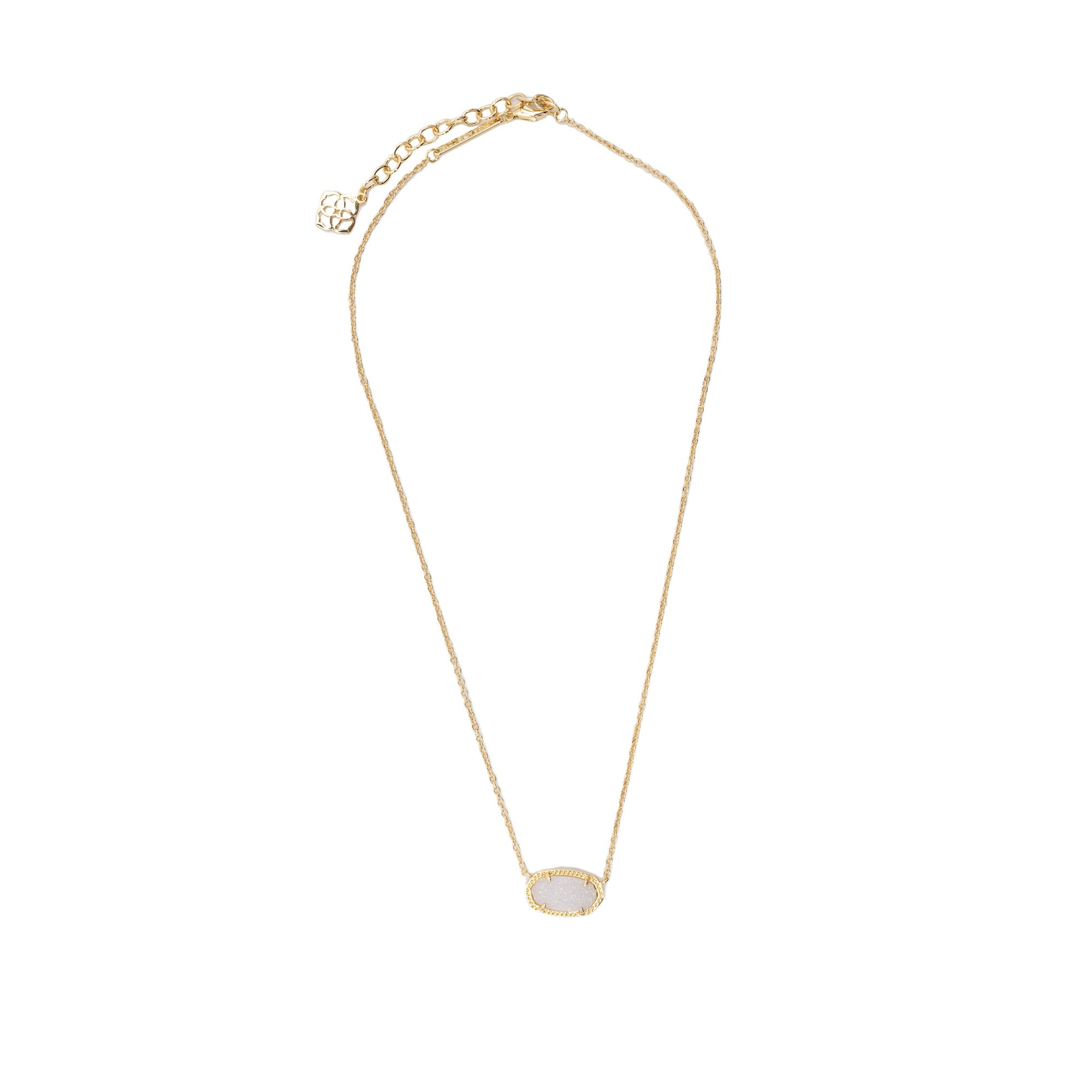 Signature Elisa Gold Plated Iridescent Druzy Pendant Necklace | Walmart (US)