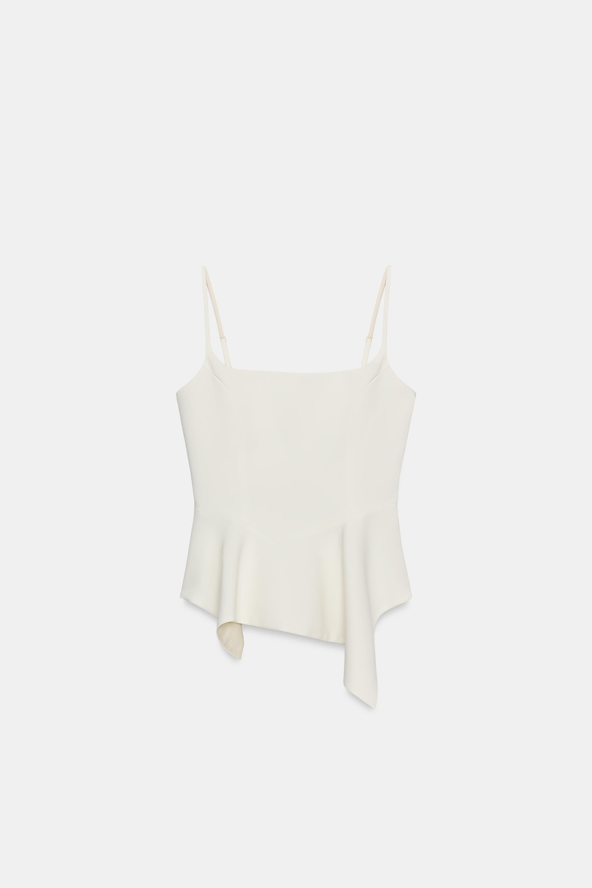 ZW COLLECTION PEPLUM TOP | Zara UK